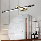 Applique murale LED linéaire moderne avec abat-jour noir