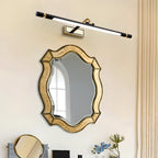 Applique murale LED linéaire moderne avec abat-jour noir