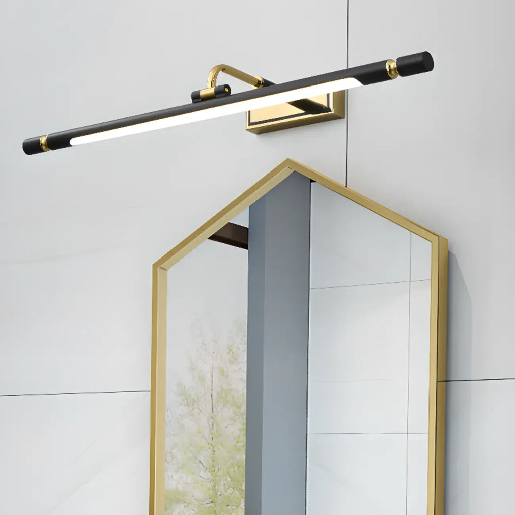Applique murale LED linéaire moderne avec abat-jour noir