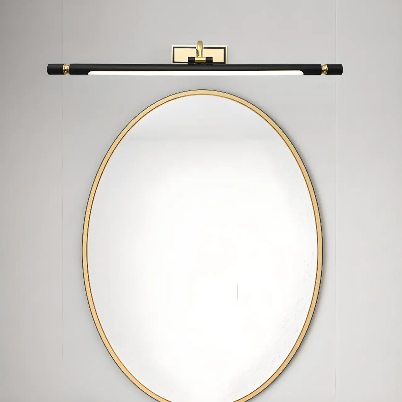 Applique murale LED linéaire moderne avec abat-jour noir