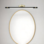 Applique murale LED linéaire moderne avec abat-jour noir