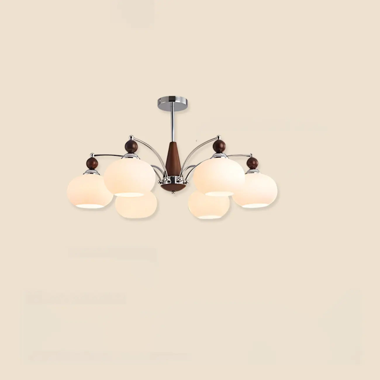 Lustre globe blanc avec abat-jour en verre pour chambre à coucher