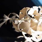 Lustre de luxe à feuilles réglables pour espaces ouverts