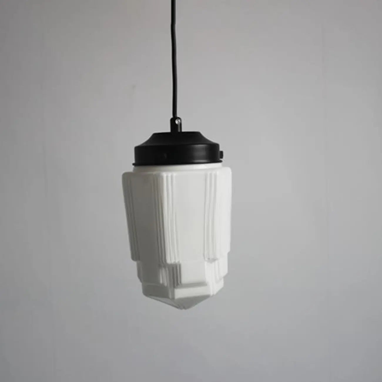 Suspension LED moderne en verre dépoli, couleur noisette, pour chevet.