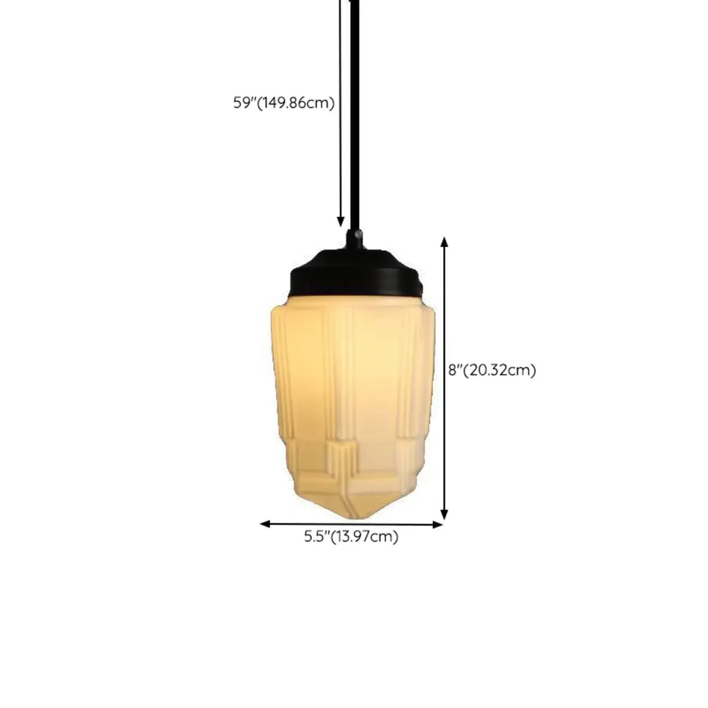 Suspension LED moderne en verre dépoli, couleur noisette, pour chevet.