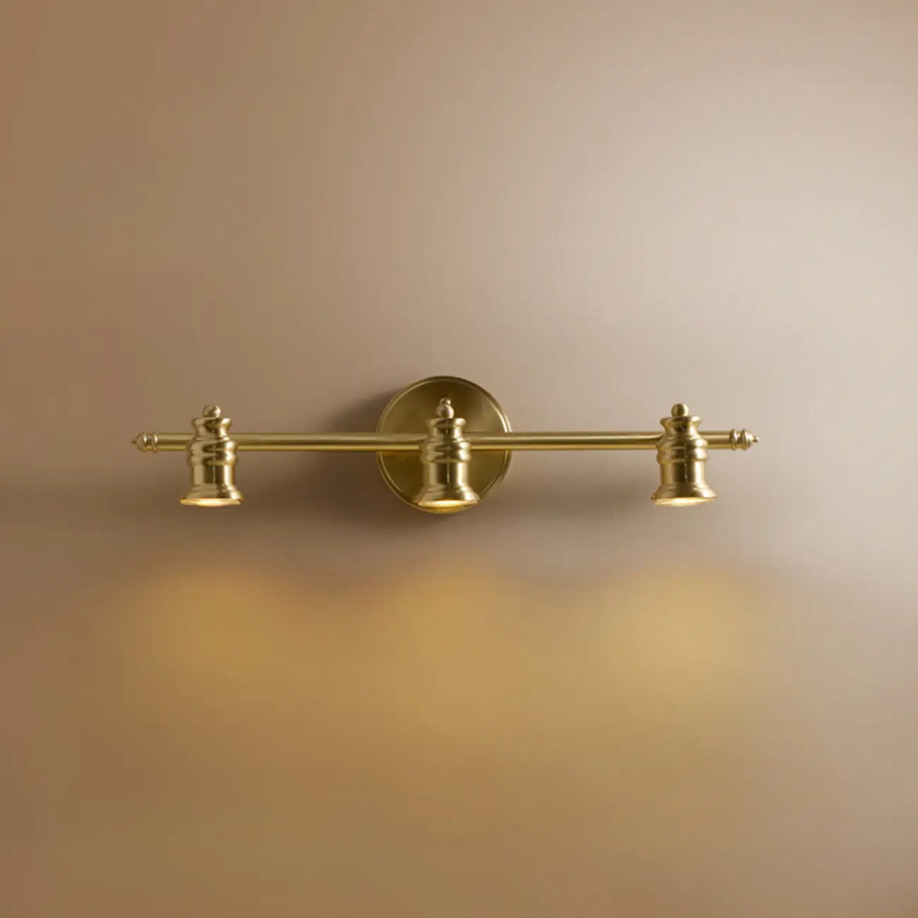 Applique da bagno vintage a 3 luci sopra lo specchio