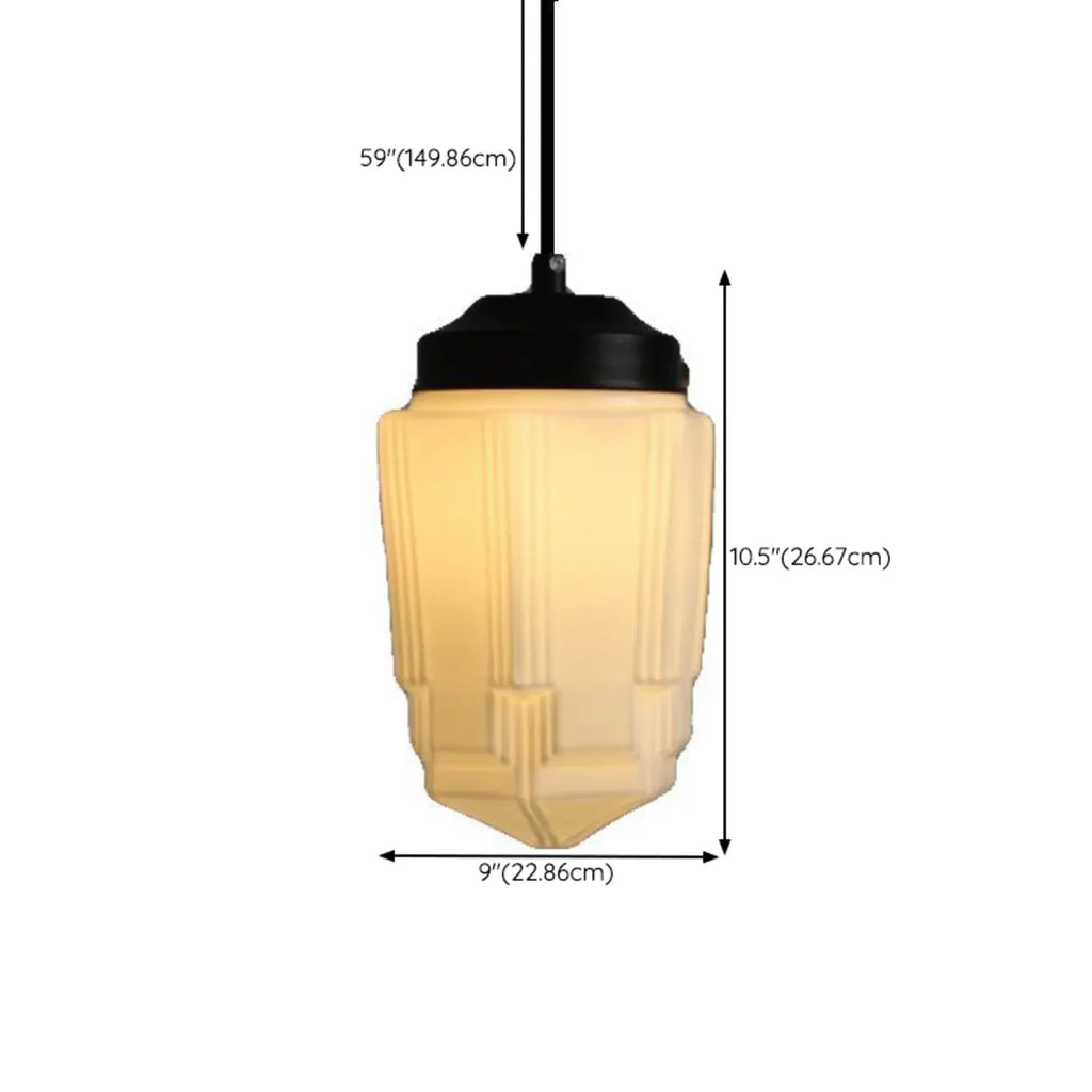 Suspension LED moderne en verre dépoli, couleur noisette, pour chevet.