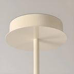 Lustre moderne à LED avec lecteur d'empreintes digitales et variateur à trois vitesses
