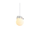 Lampada a sospensione per bambini a forma di coniglio e luna 3D dimmerabile per cameretta