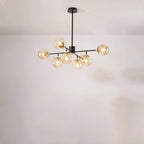 Lustre globe en verre moderne pour la décoration du salon