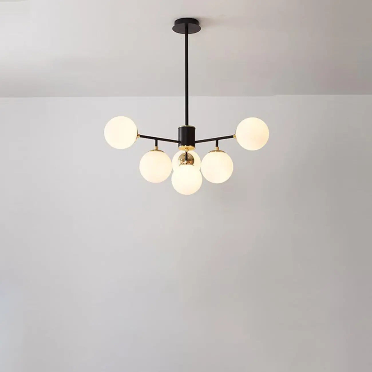 Lustre globe en verre moderne pour la décoration du salon