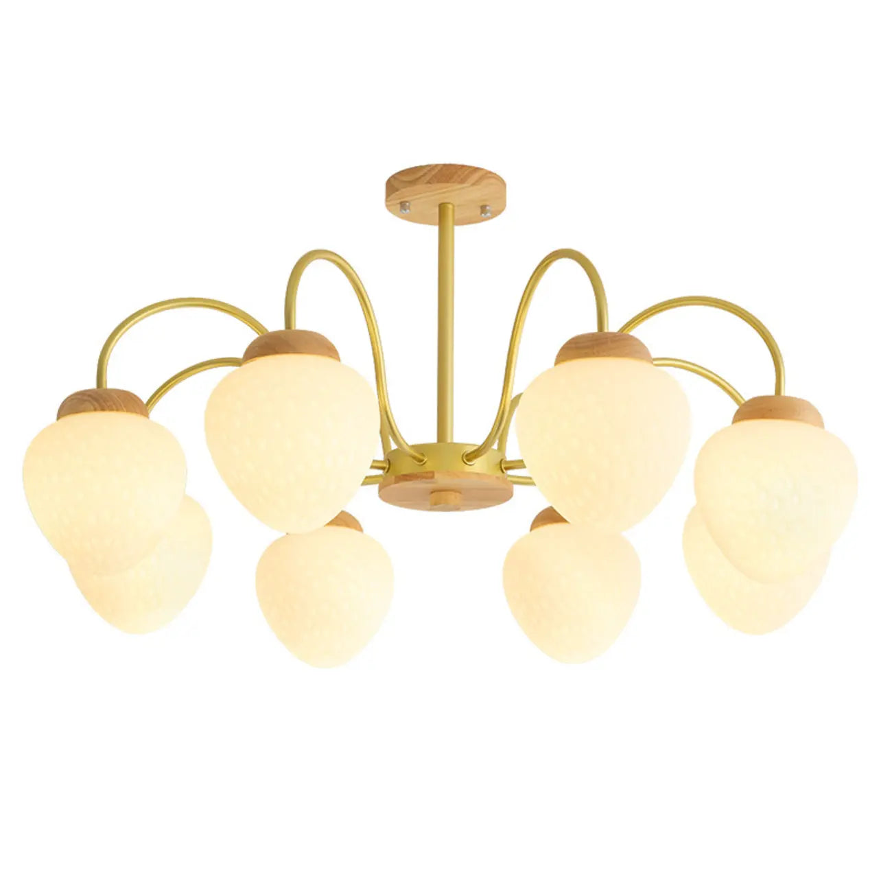 Lampadario a sospensione moderno con globo in vetro a 3/5/8 luci