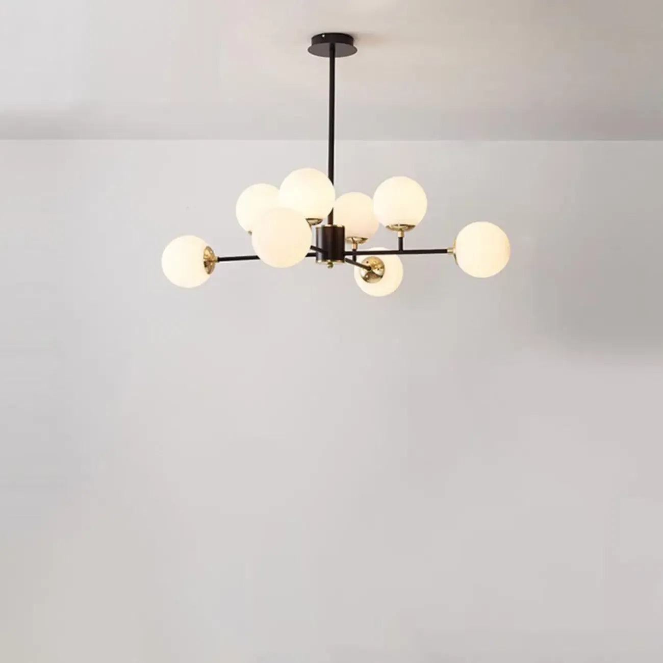Lustre globe en verre moderne pour la décoration du salon