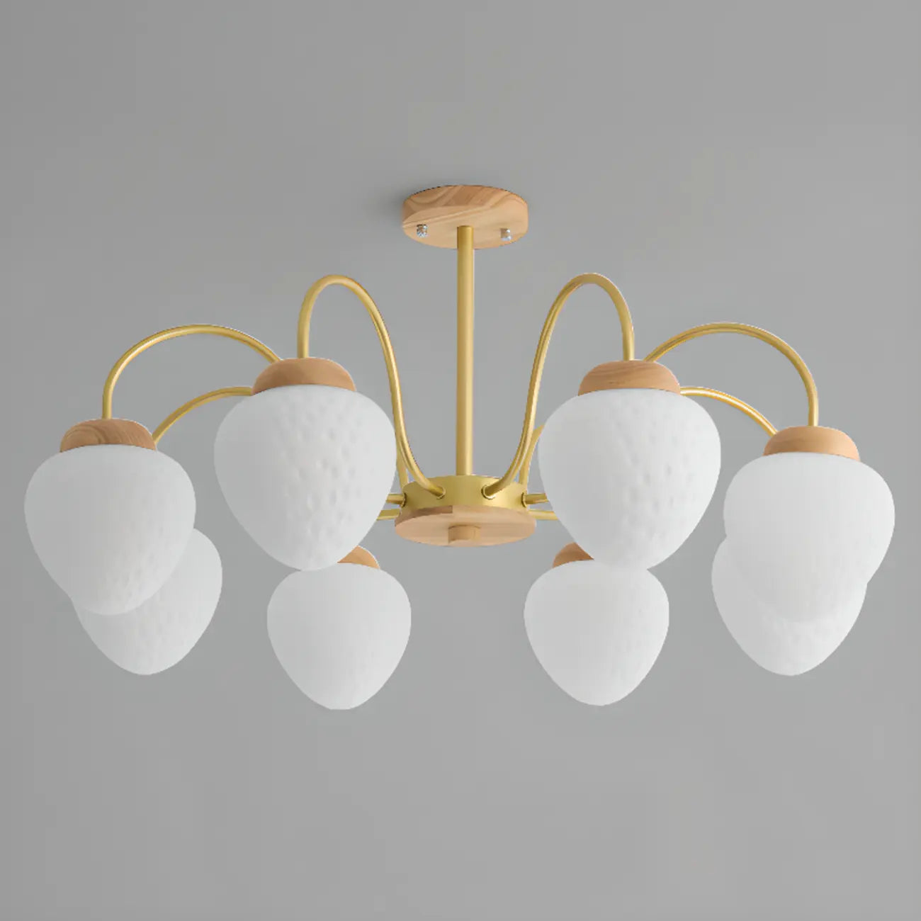 Lampadario a sospensione moderno con globo in vetro a 3/5/8 luci