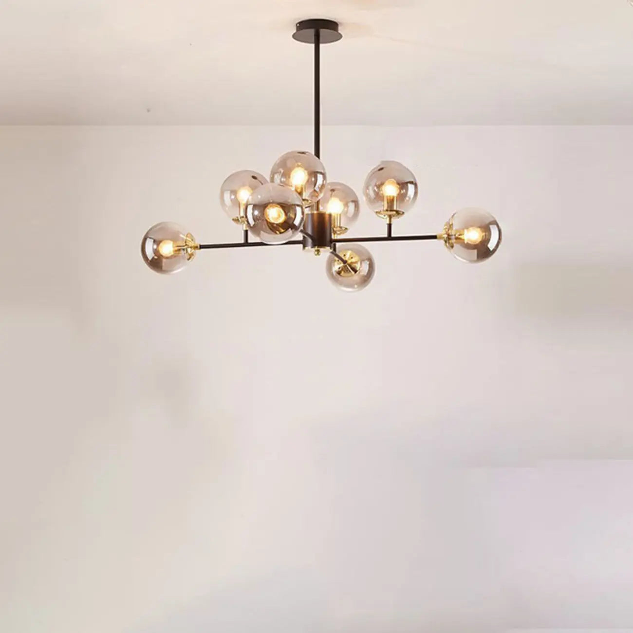 Lustre globe en verre moderne pour la décoration du salon