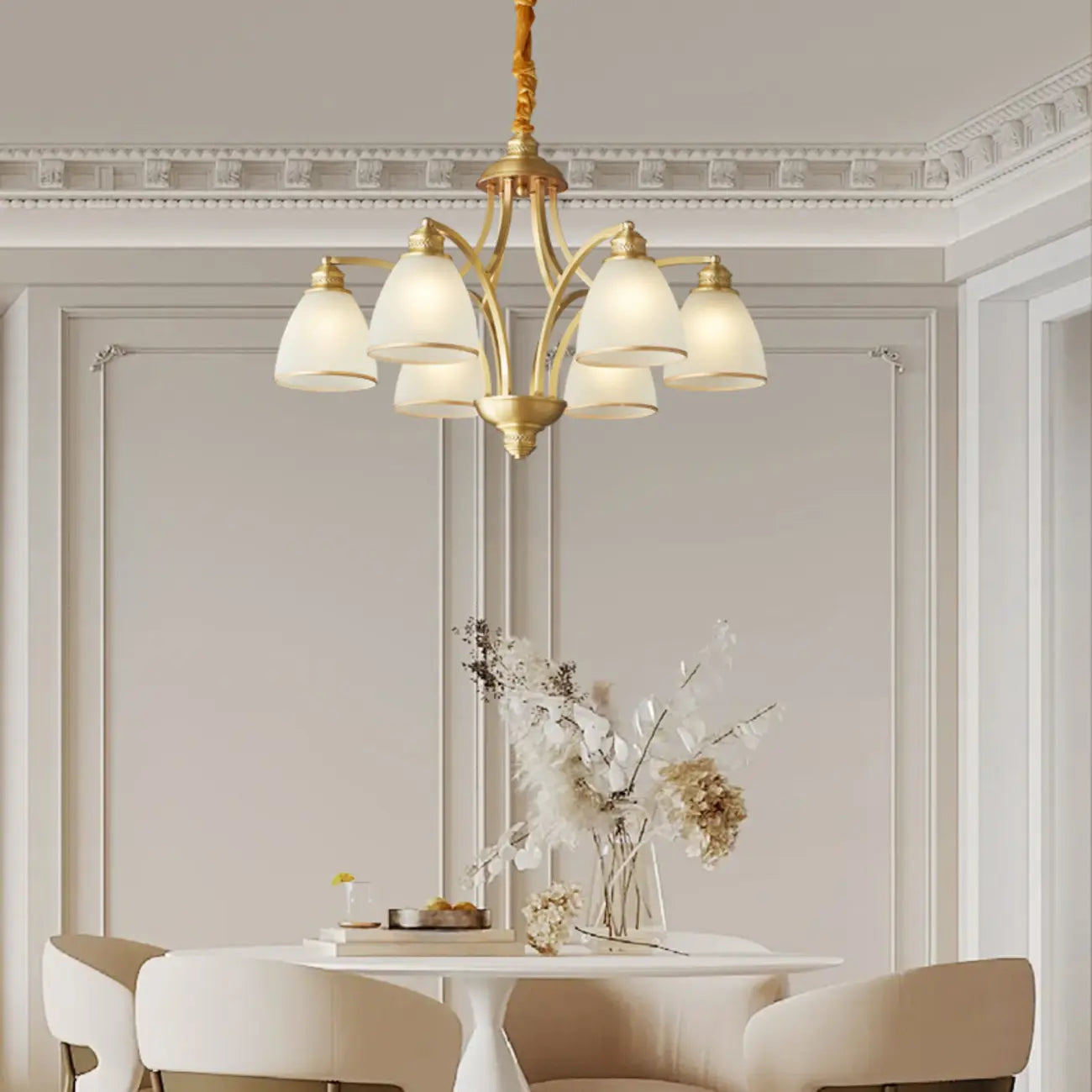 Lustre suspendu moderne et élégant à hauteur réglable