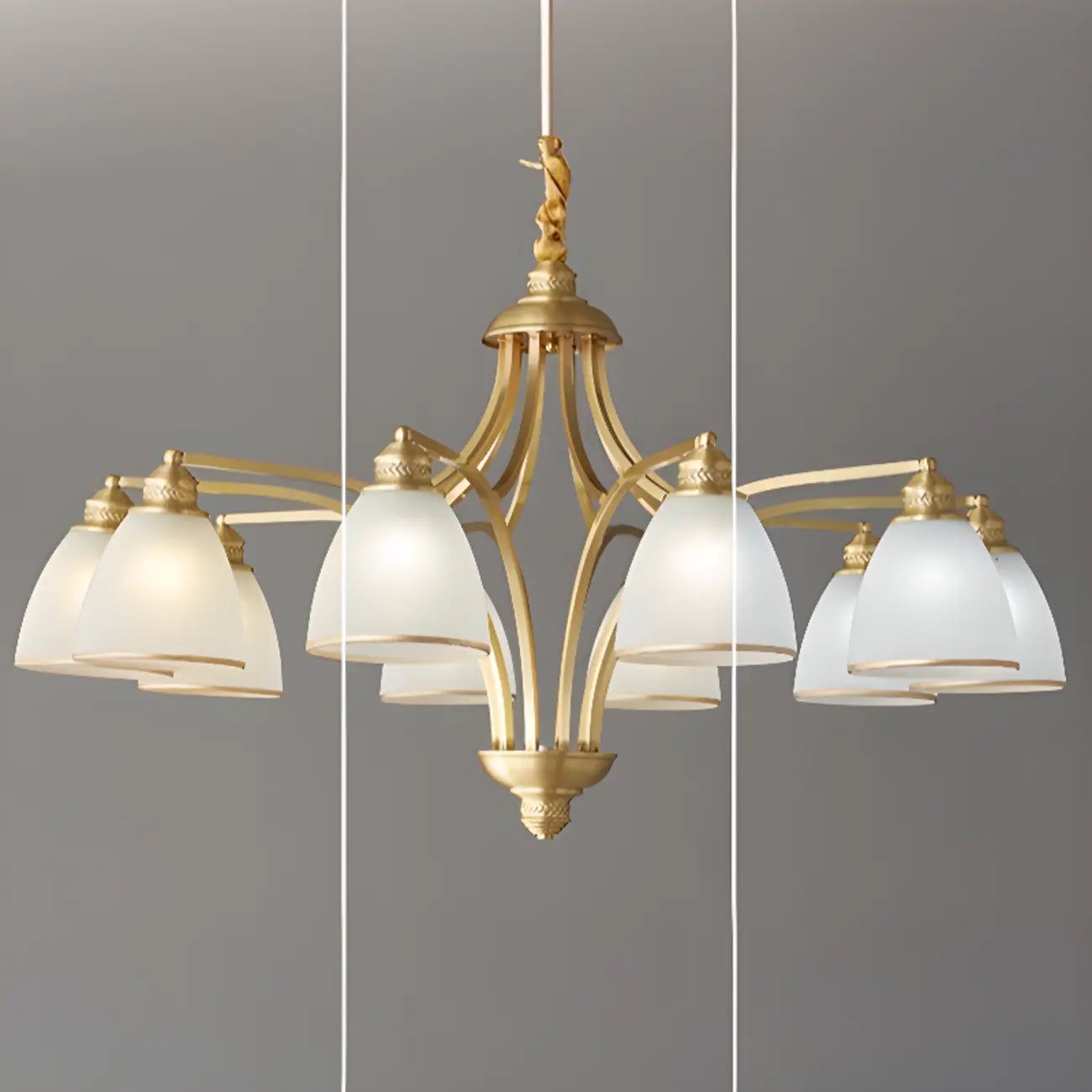 Lustre suspendu moderne et élégant à hauteur réglable
