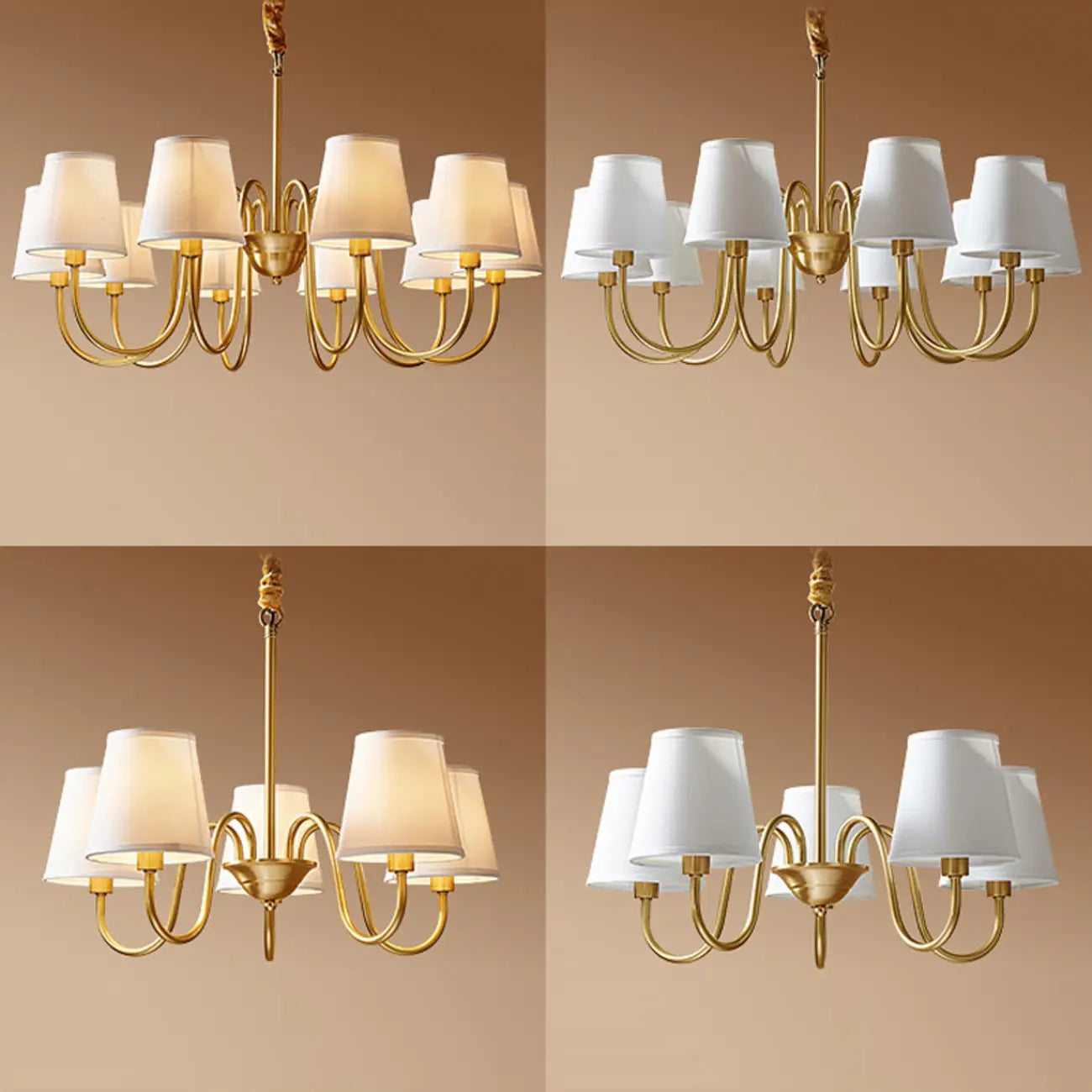 Lustre suspendu moderne et élégant à hauteur réglable