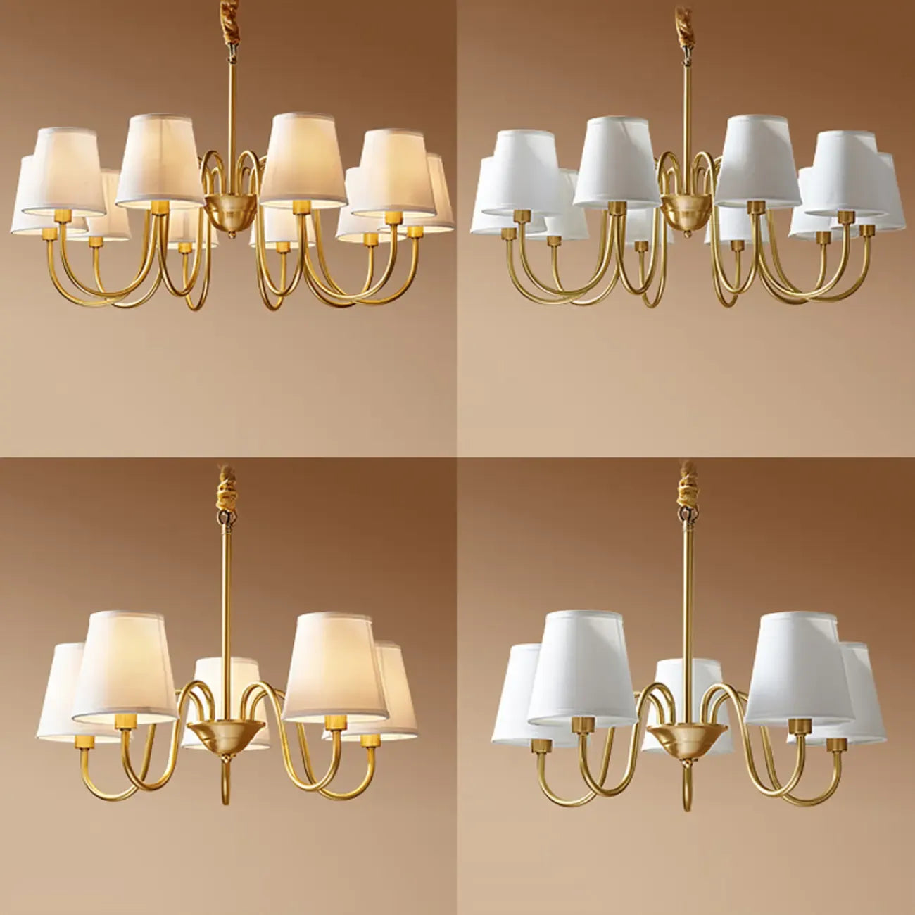Lustre suspendu moderne et élégant à hauteur réglable