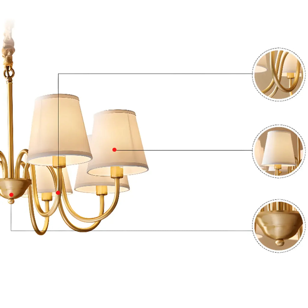 Lustre suspendu moderne et élégant à hauteur réglable