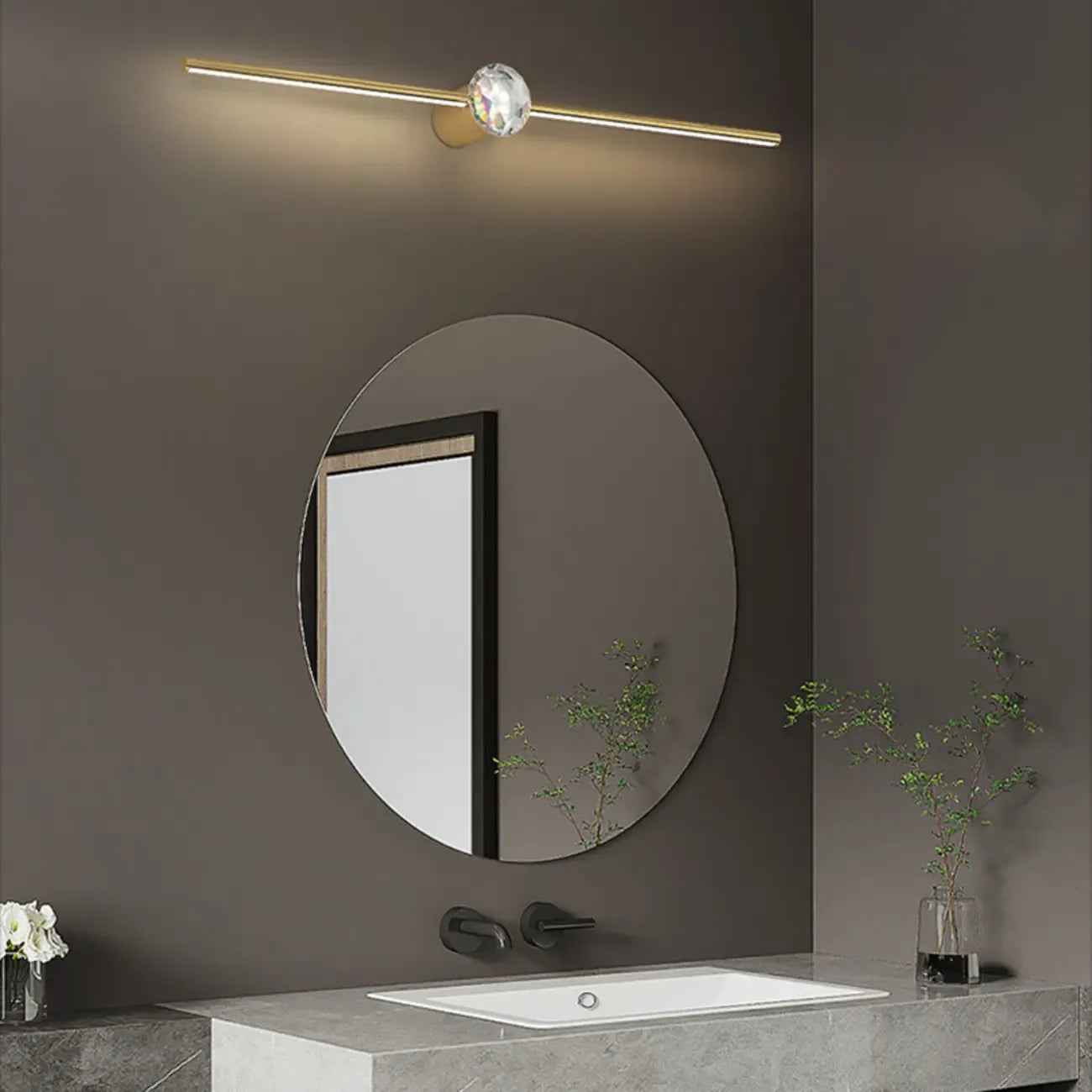 Appliques murales LED pour salle de bain avec 3 modes de couleur