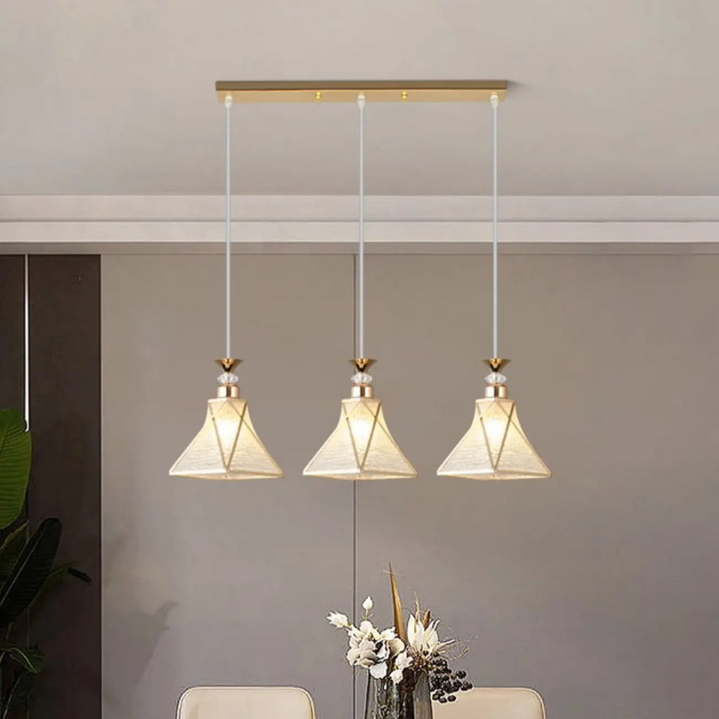 3 luci, forma affusolata, plastica, moderno, altezza regolabile