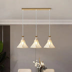 3 luci, forma affusolata, plastica, moderno, altezza regolabile