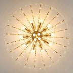 Lustre en cristal à plusieurs lumières en forme de goutte d'eau pour salle à manger