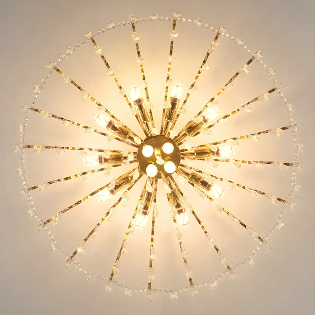 Lustre en cristal à plusieurs lumières en forme de goutte d'eau pour salle à manger