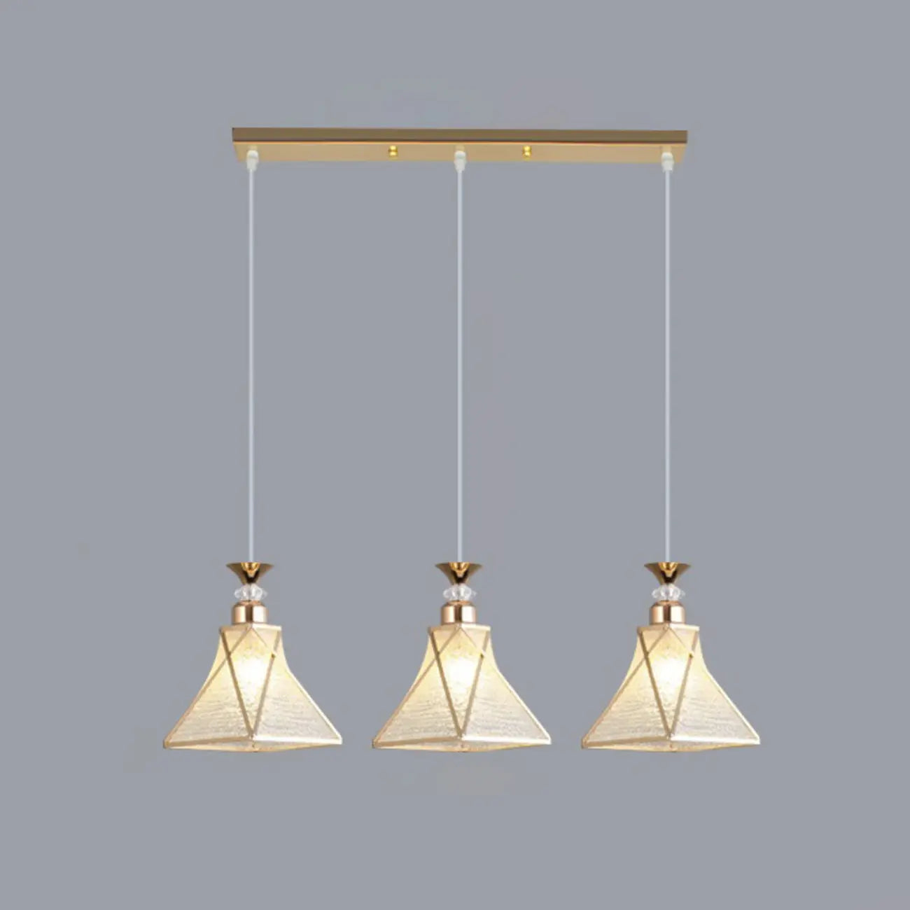3 luci, forma affusolata, plastica, moderno, altezza regolabile