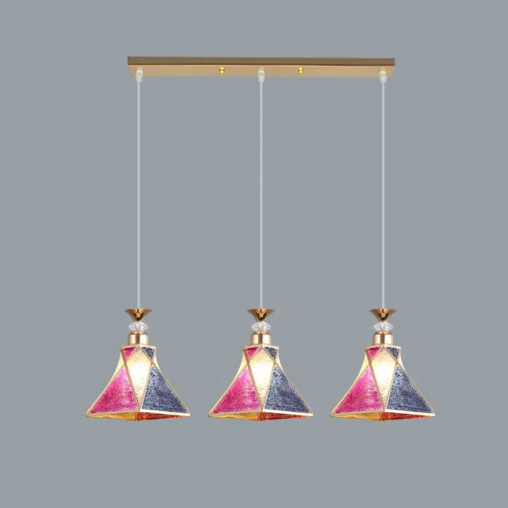 3 luci, forma affusolata, plastica, moderno, altezza regolabile