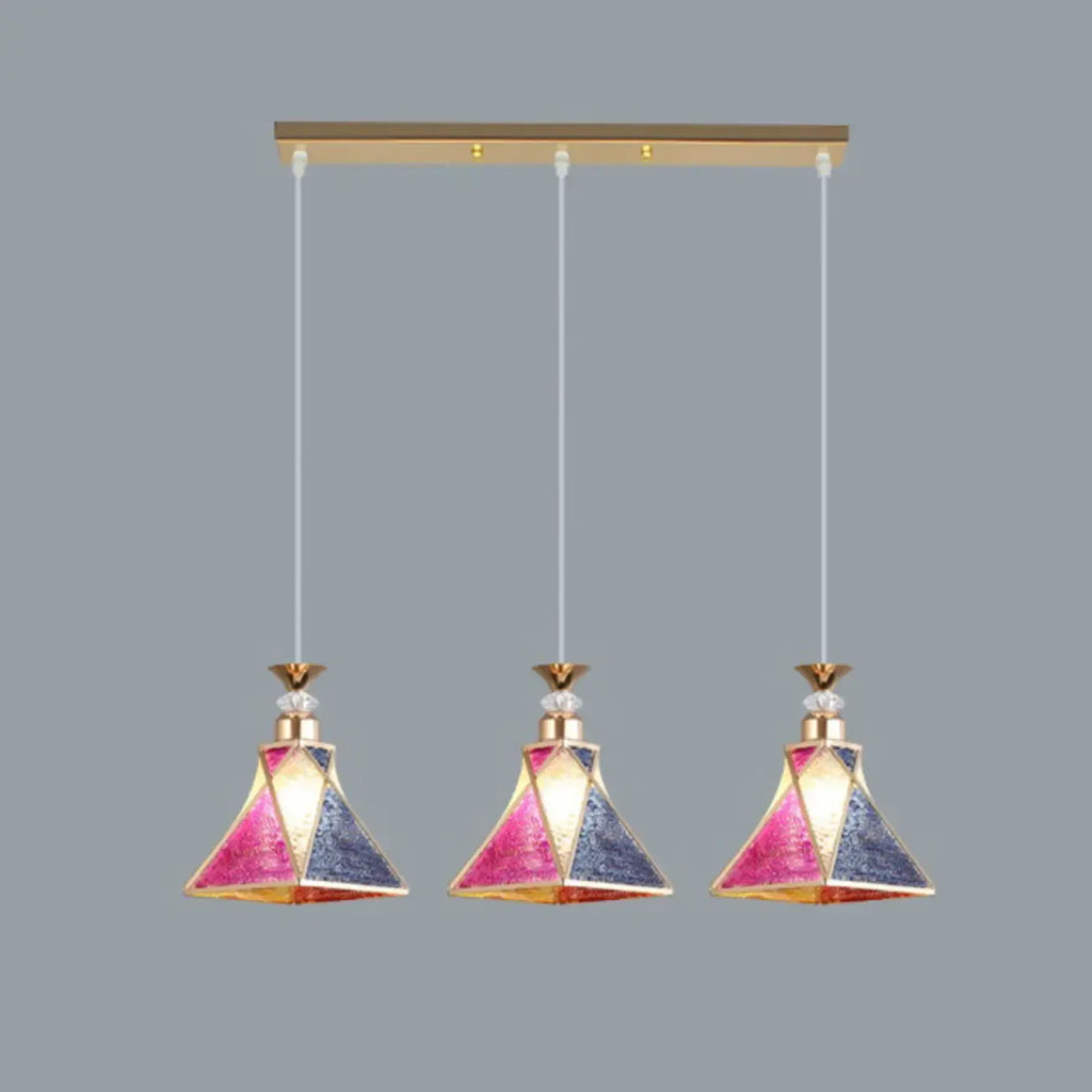 3 luci, forma affusolata, plastica, moderno, altezza regolabile