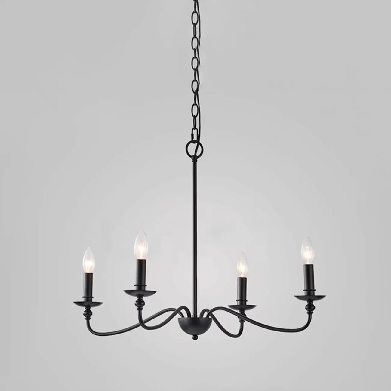 Lampadario a candela vintage elegante a 8 luci per soggiorno