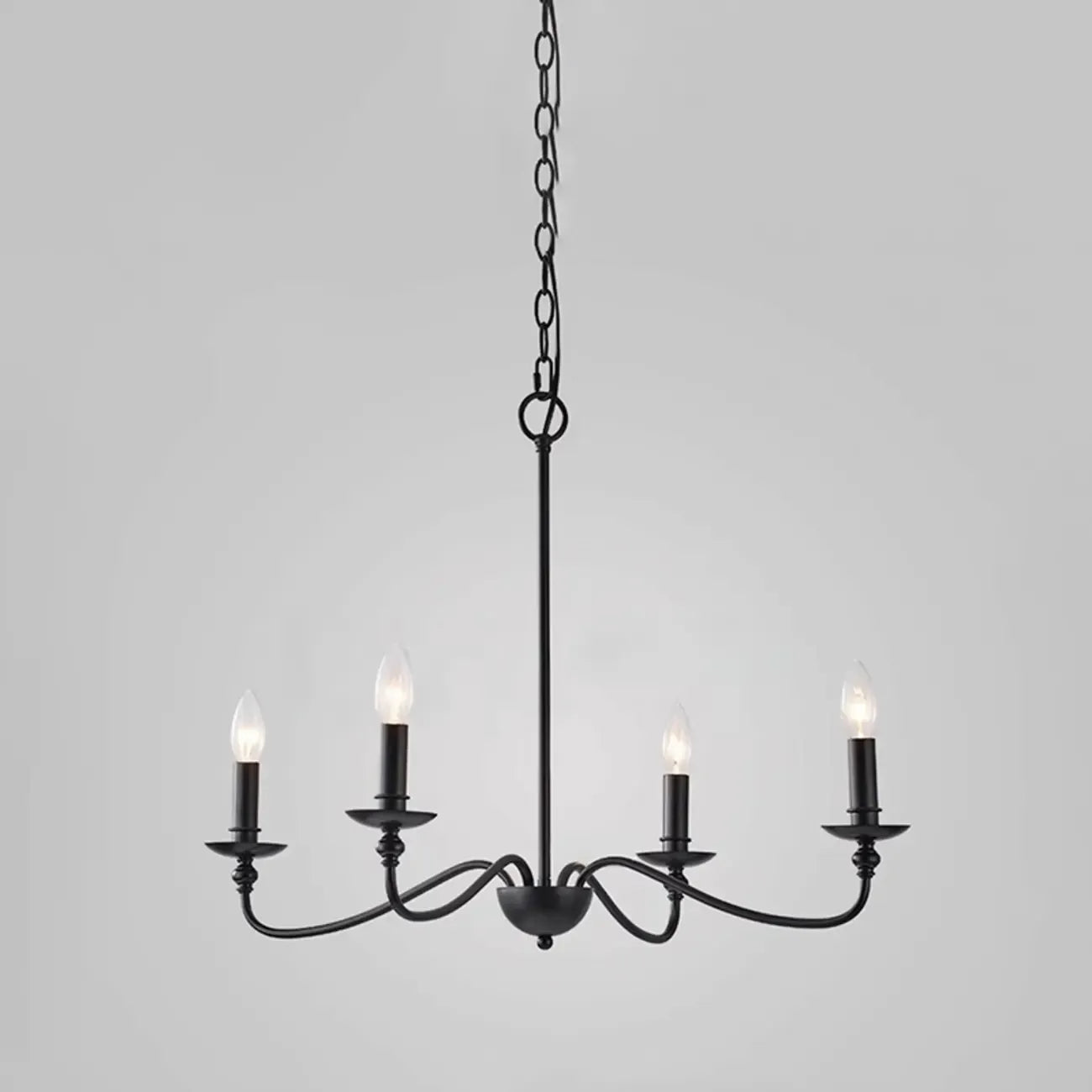 Lampadario a candela vintage elegante a 8 luci per soggiorno