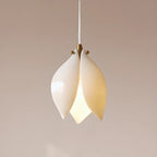 Suspension LED élégante en céramique en forme de bourgeon