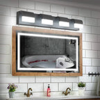 Applique murale de salle de bain au-dessus du miroir avec abat-jour