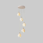 Suspension LED élégante en céramique en forme de bourgeon