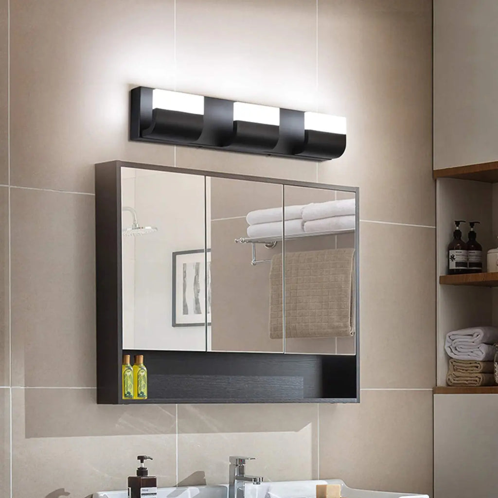 Applique murale de salle de bain au-dessus du miroir avec abat-jour