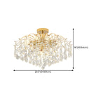Lustre en cristal à plusieurs lumières en forme de goutte d'eau pour salle à manger