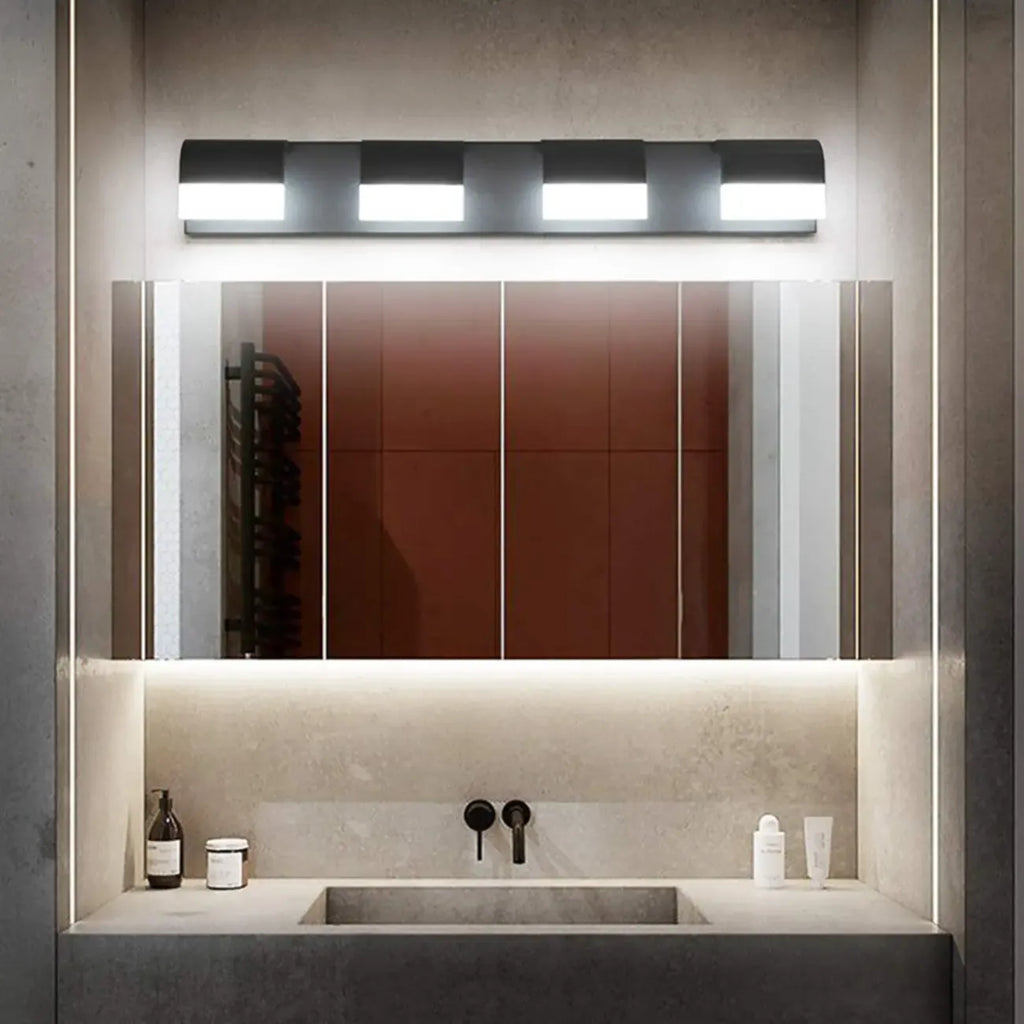 Applique murale de salle de bain au-dessus du miroir avec abat-jour
