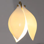 Suspension LED élégante en céramique en forme de bourgeon