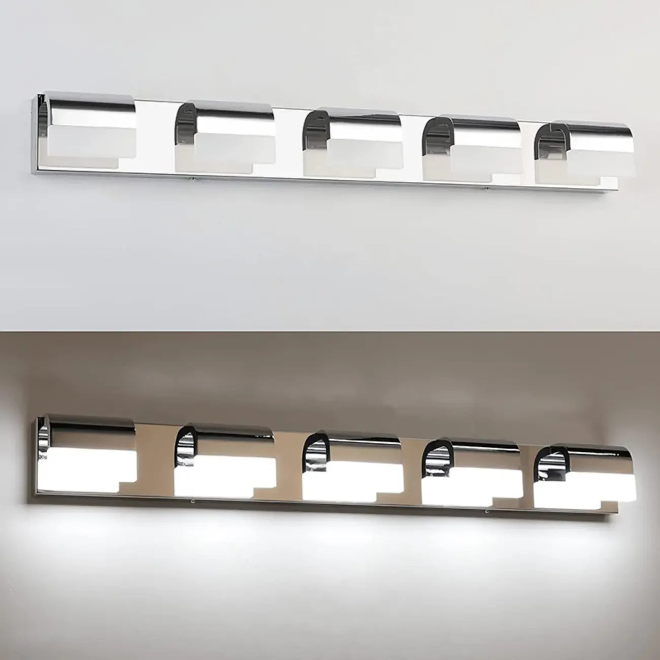 Applique murale de salle de bain au-dessus du miroir avec abat-jour