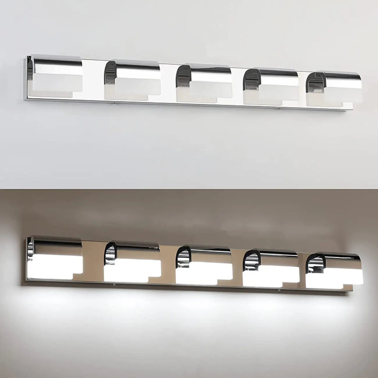 Applique murale de salle de bain au-dessus du miroir avec abat-jour