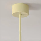 Lampadario moderno a 8 luci con globo in vetro e design regolabile
