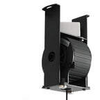 Lampe de chevet suspendue minimaliste noire à LED avec long câble réglable