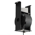 Lampe de chevet suspendue minimaliste noire à LED avec long câble réglable