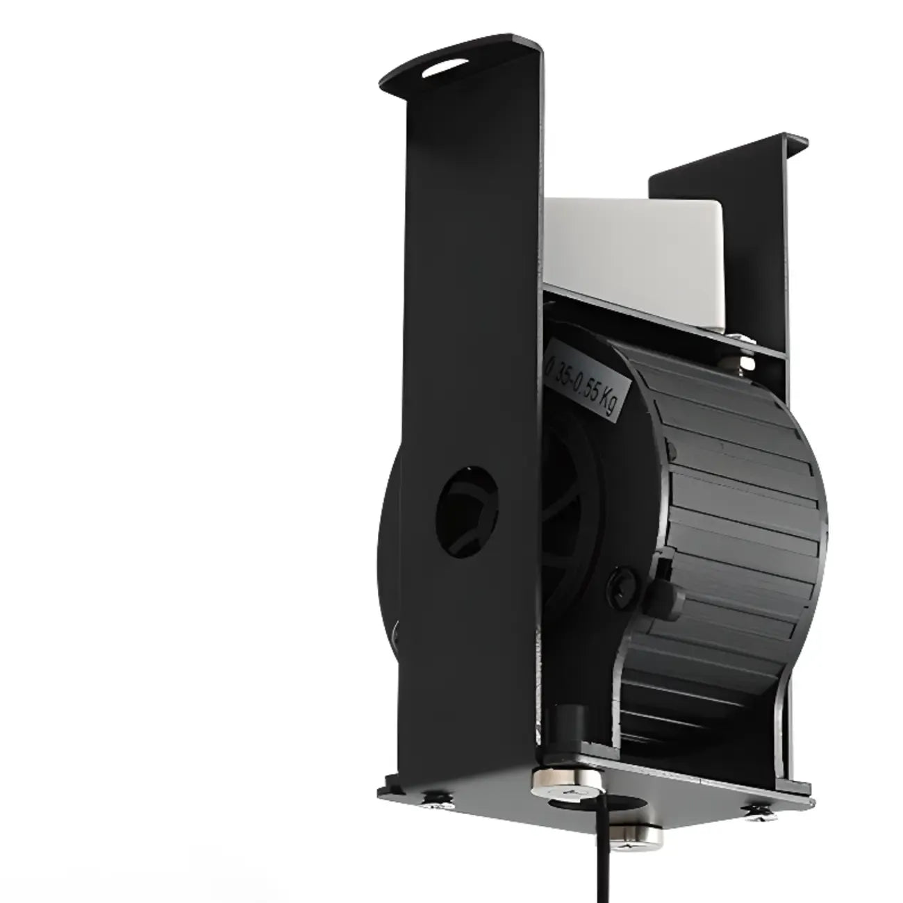 Lampe de chevet suspendue minimaliste noire à LED avec long câble réglable