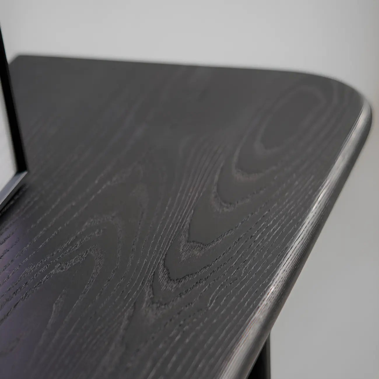 Console rectangulaire moderne en frêne noir