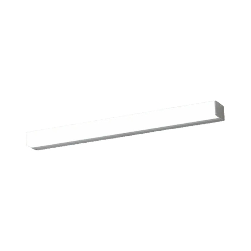 Applique murale LED blanche linéaire moderne à intensité variable pour salle de bain