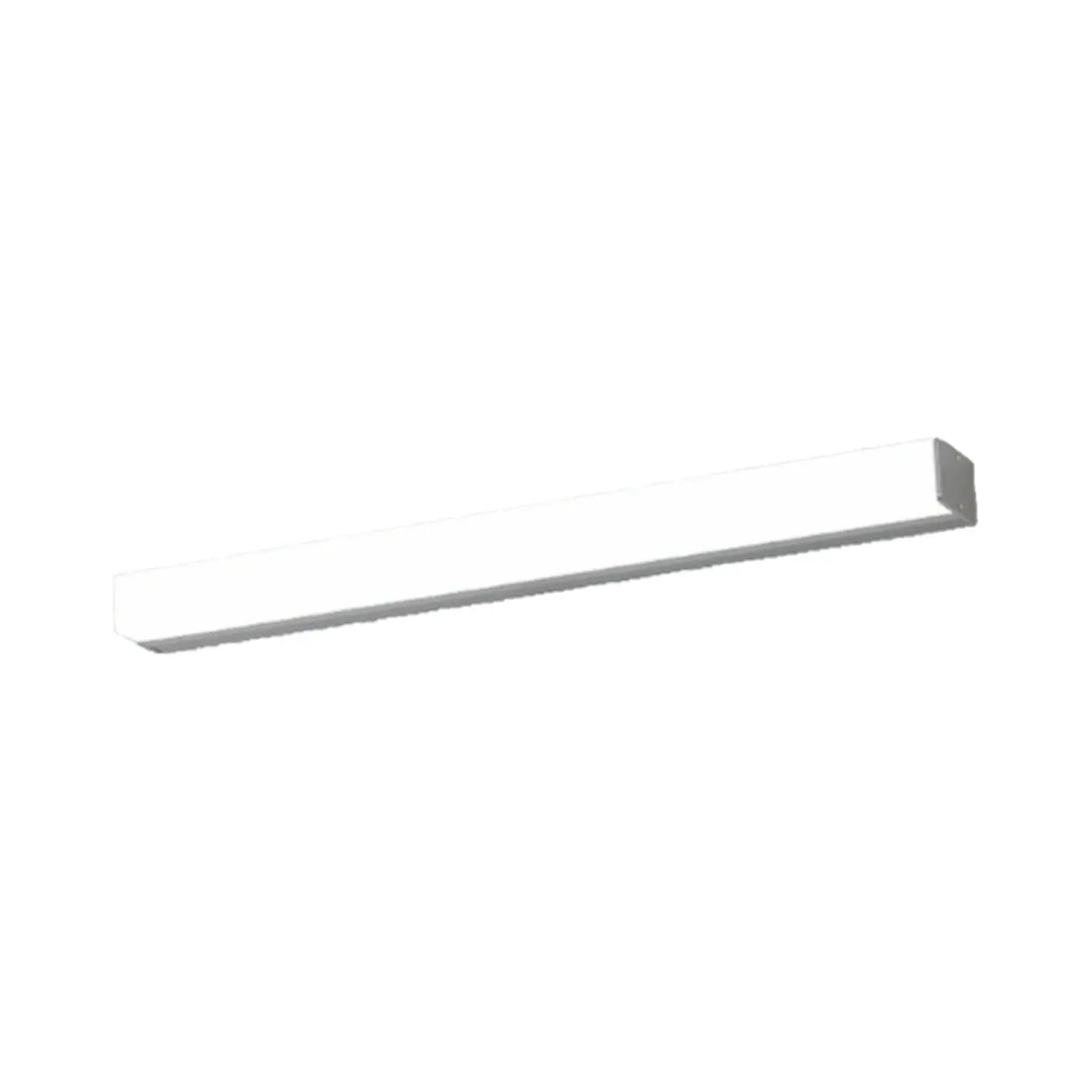 Applique murale LED blanche linéaire moderne à intensité variable pour salle de bain
